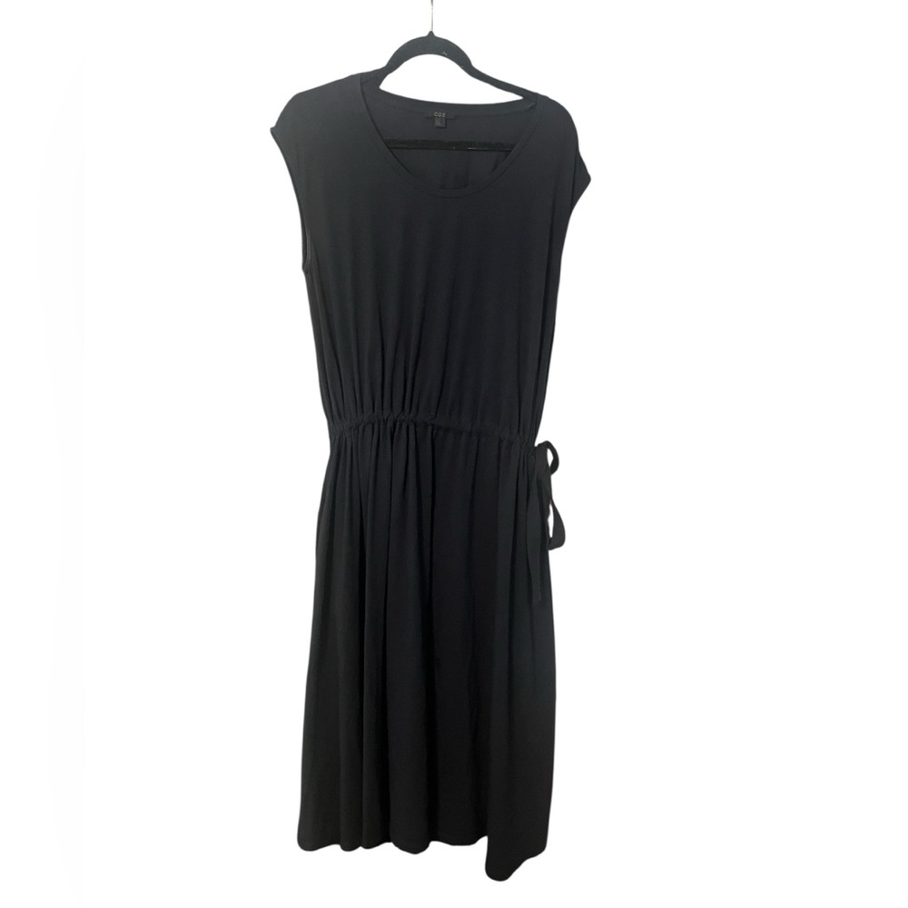COS knit navy maxi dress